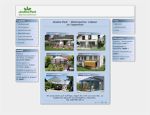 Tablet Screenshot of jardina.ch